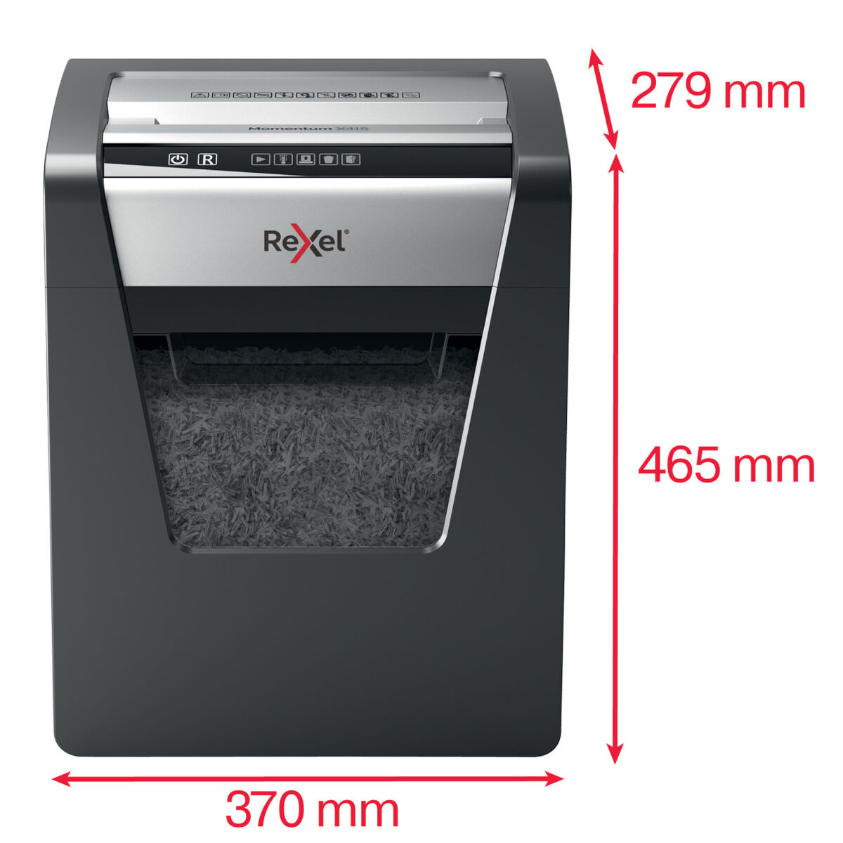 Papierversnipperaar Rexel Momentum X415 23 L